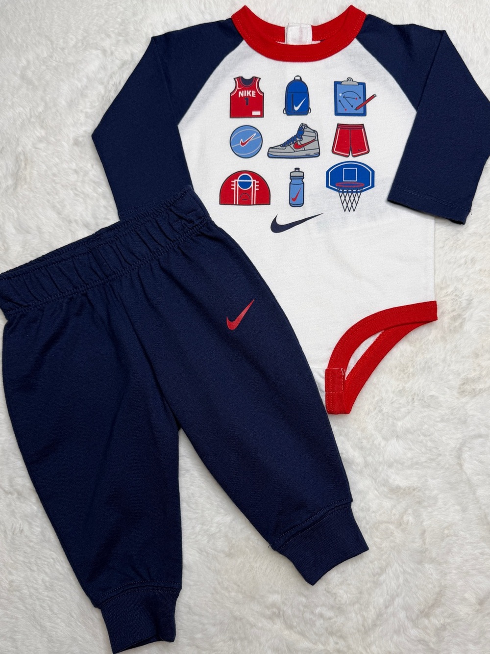 Nike Baby Boys Navy jogger set